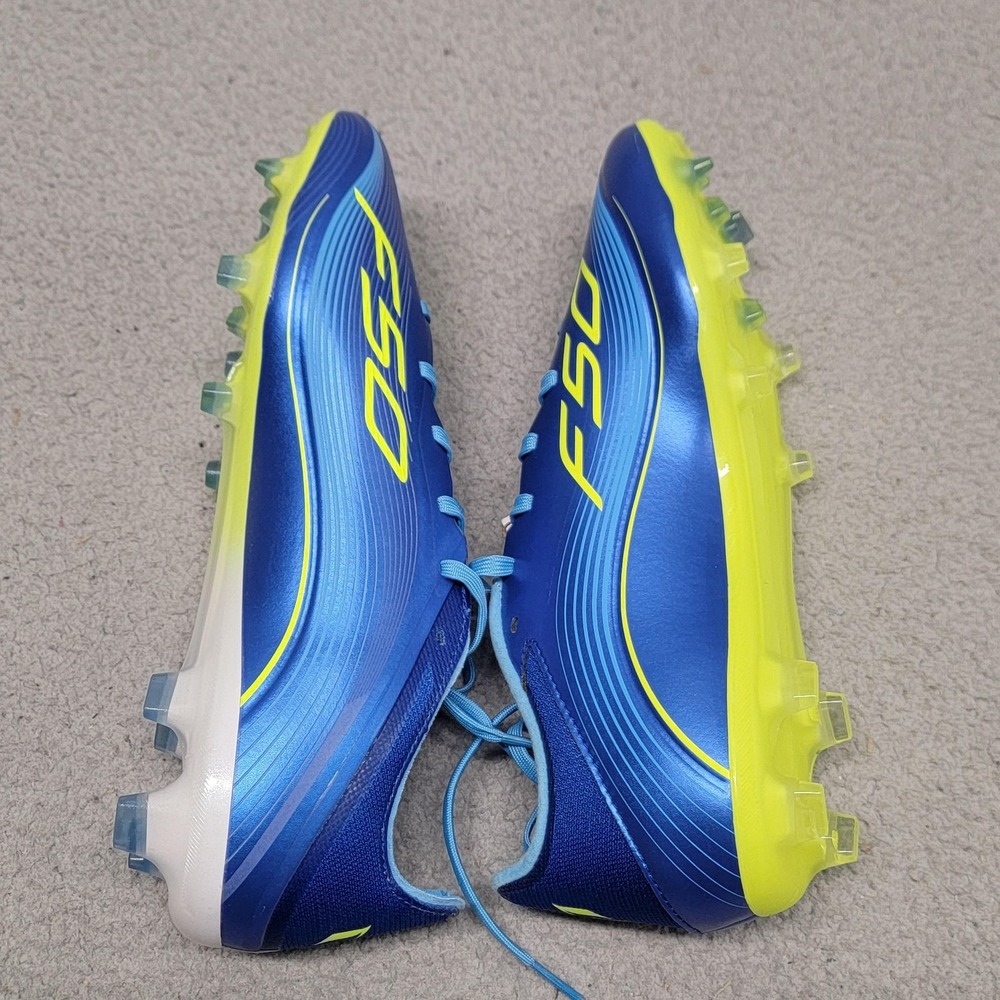 Adidas F50 Messi League FG Shoes Mens 8 Womens 9 Blue Firm Ground‎ Soccer Cleats - Picture 5 of 12